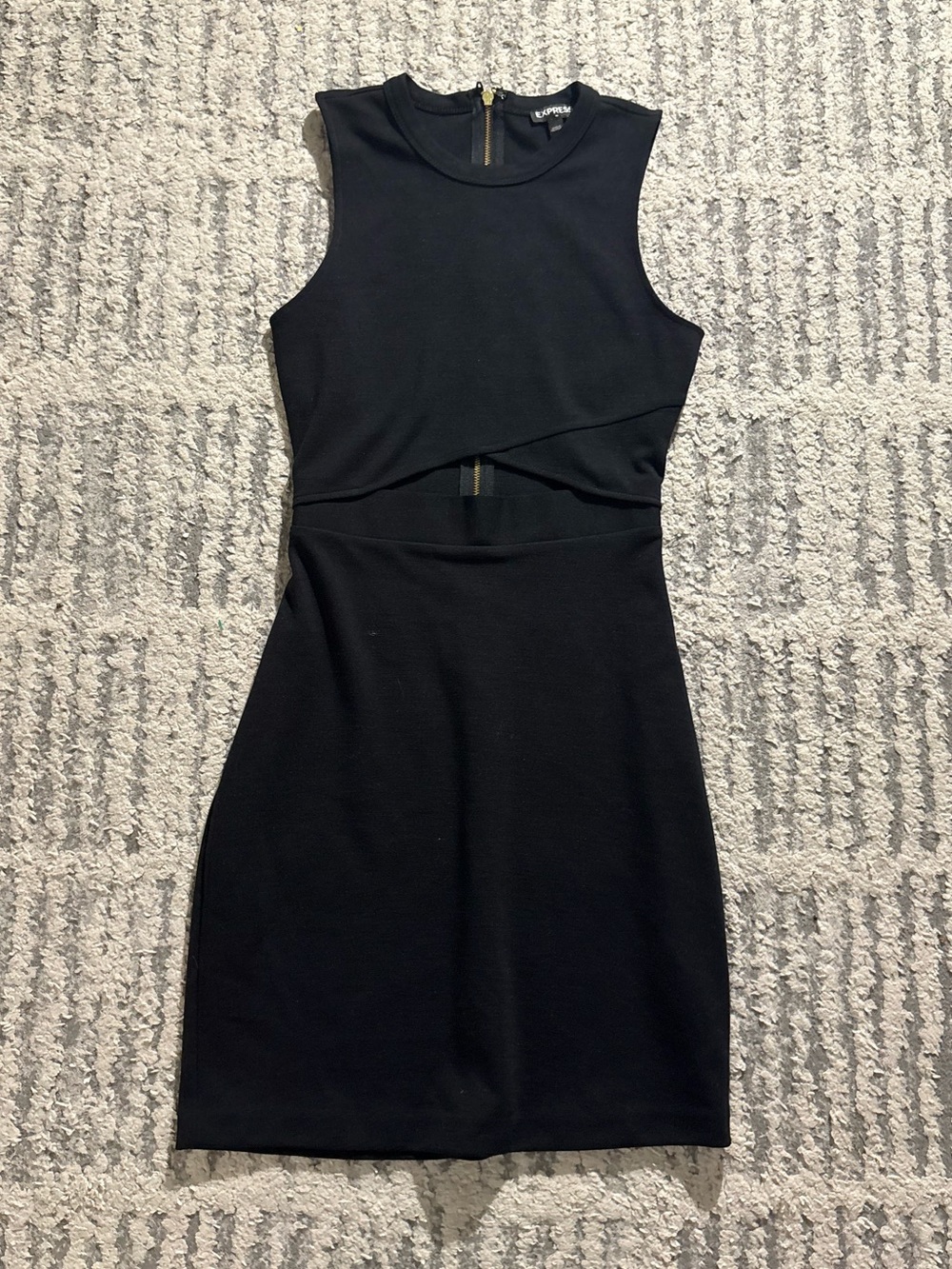Express sexy black cutout mini dress size 0